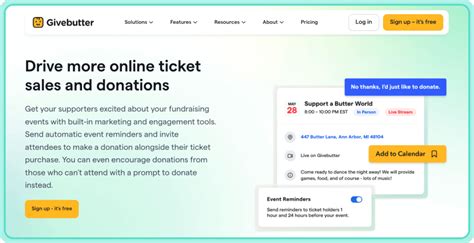 best online ticket sales for nonprofits